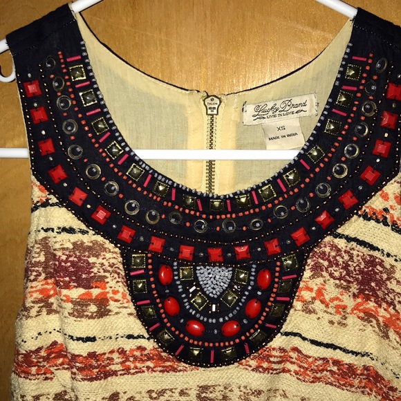 Lucky Brand bedazzled dress - Picture 2 of 4